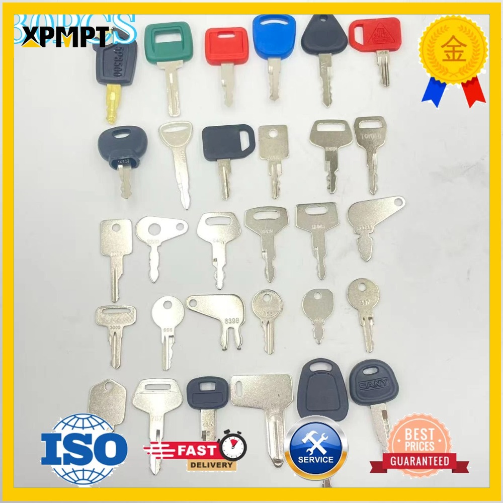 Heavy Equipment Keys - 30PCS Heavy Equipment Keys Set For