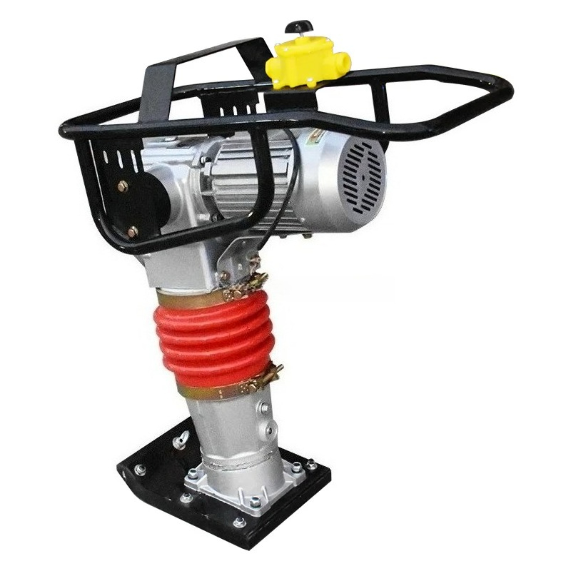 Plate Compactor Vibrator - Electric Impact Tamper Flat Plate Compactor,