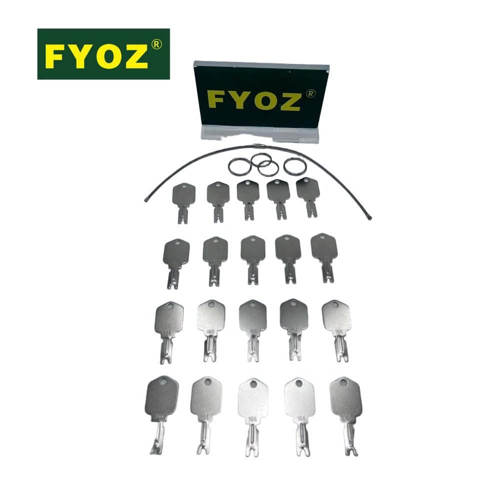 Heavy Equipment Keys - 20PCS Forklift Key For Clark/Yale/Hyster/Komatsu/Gradall/Gehl/Crown 166