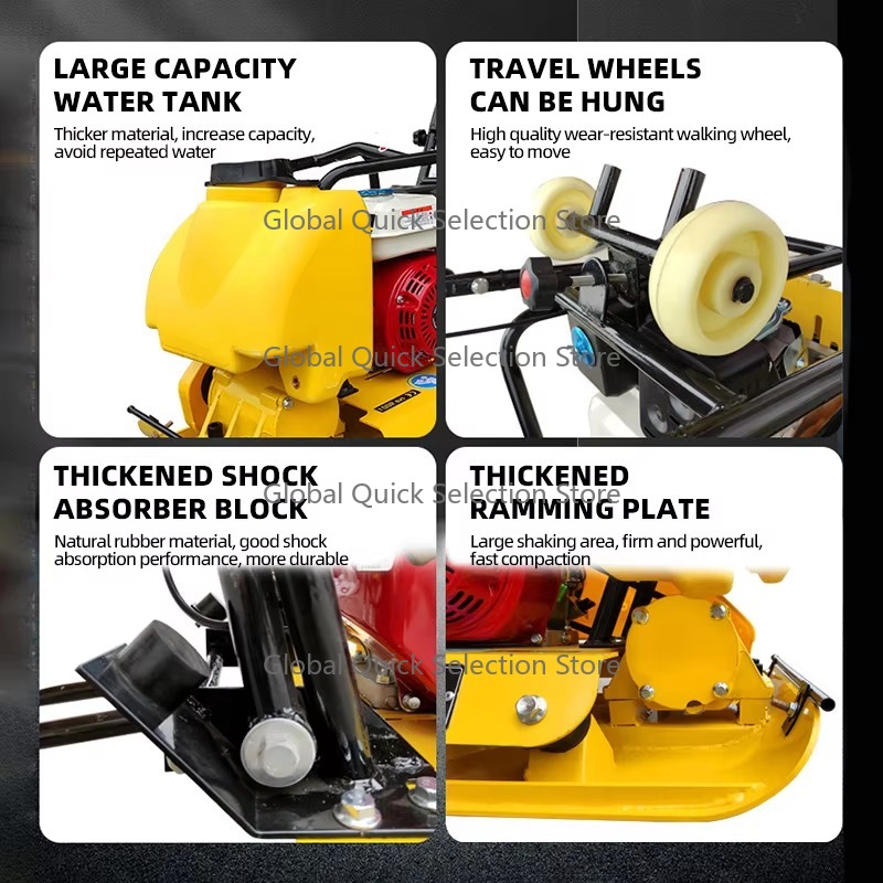 6.5HP Diesel Plate Compactor,  - Plate Compactor Vibrator ulasan dan harga