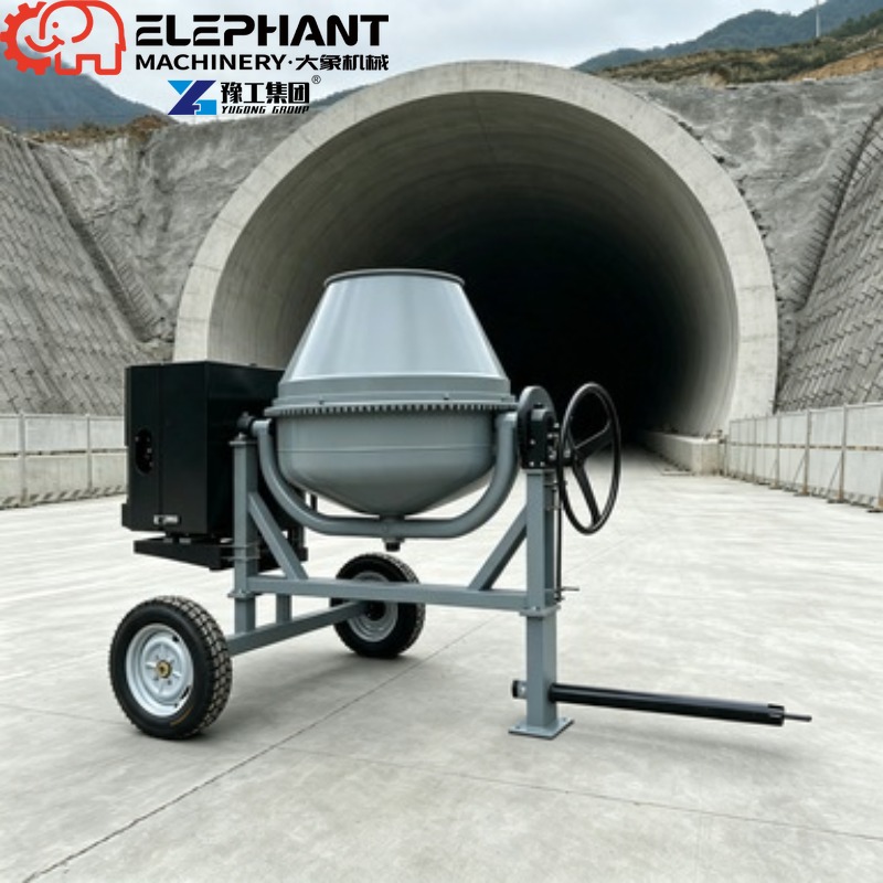 Portable Beton Mixer 350L, Hea - Heavy Equipment Mixer ulasan dan harga