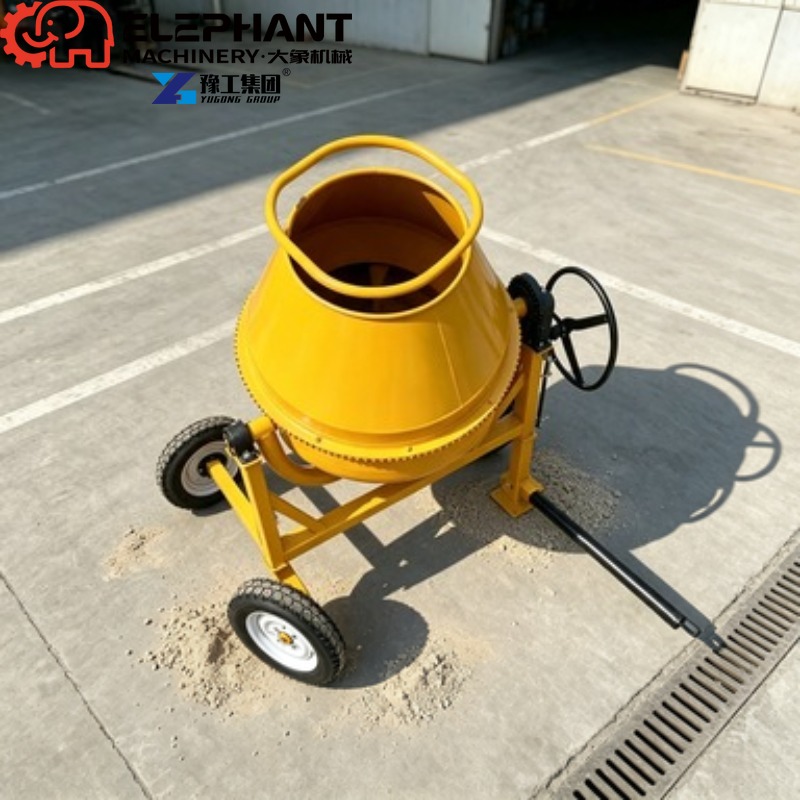 Portable Beton Mixer 350L, Hea - Heavy Equipment Mixer ulasan dan harga