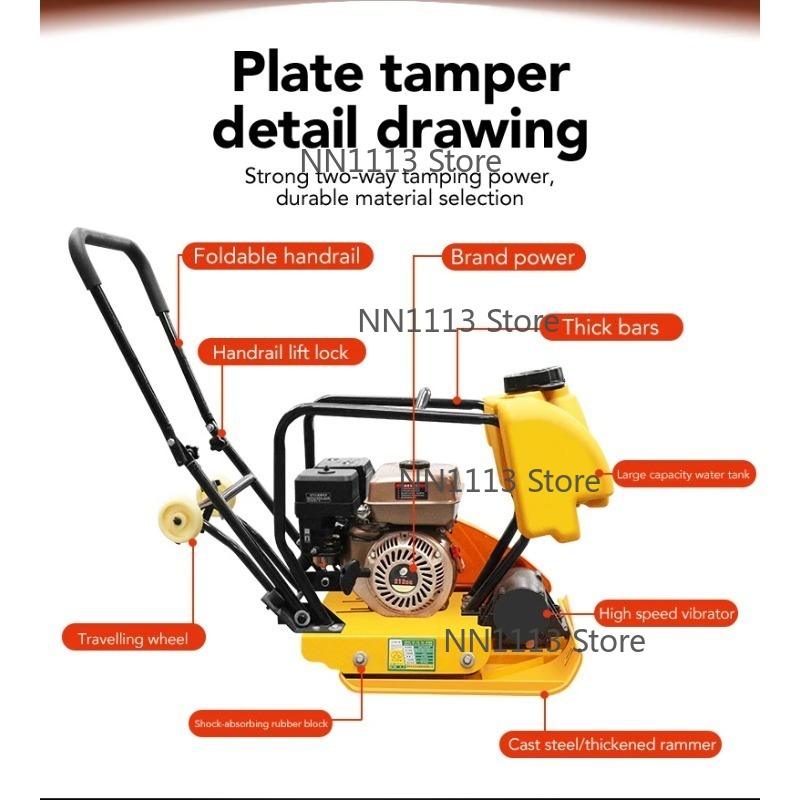 High Quality Vibrating Manual  - Plate Compactor Vibrator ulasan dan harga