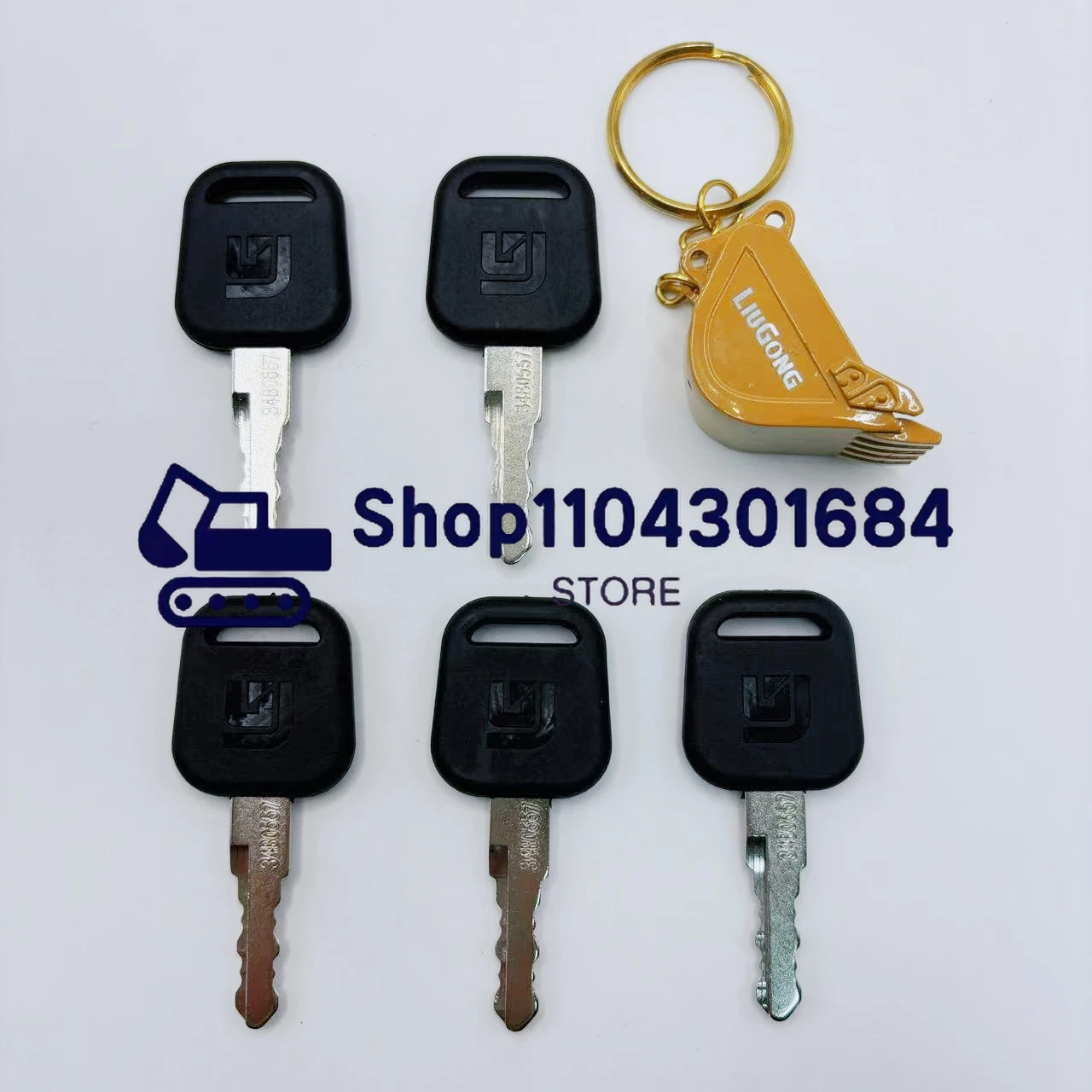 2/5PCS 34B0557 Keys for LIUGON - Heavy Equipment Keys ulasan dan harga