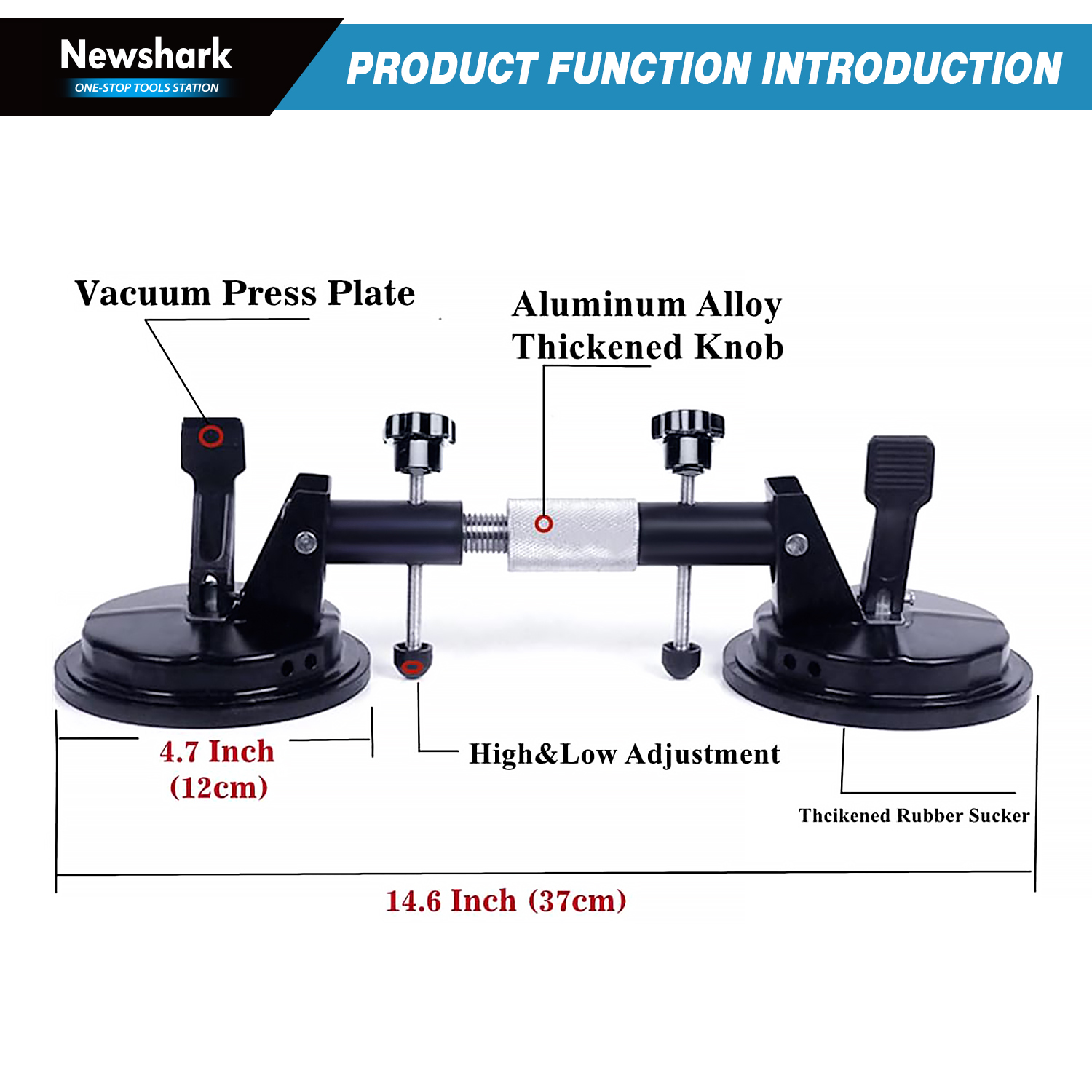 Suction Cups Heavy Duty Alumin - Heavy Equipment Storage ulasan dan harga