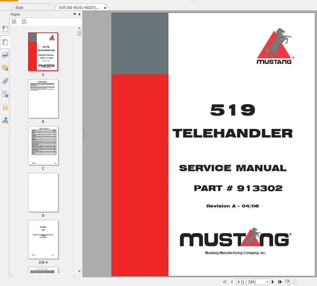 AutoDVD Mustang Machinery Heav - Heavy Equipment Pdf ulasan dan harga