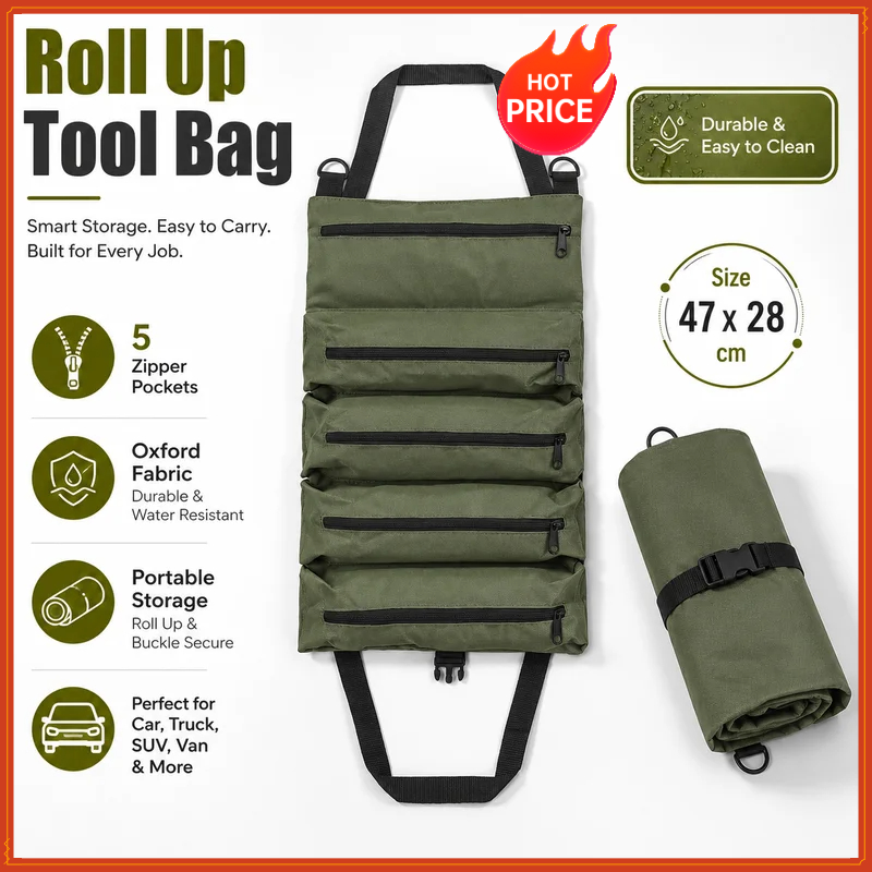 Heavy Duty Roll Up Tool Bag, O - Heavy Equipment Operator ulasan dan harga