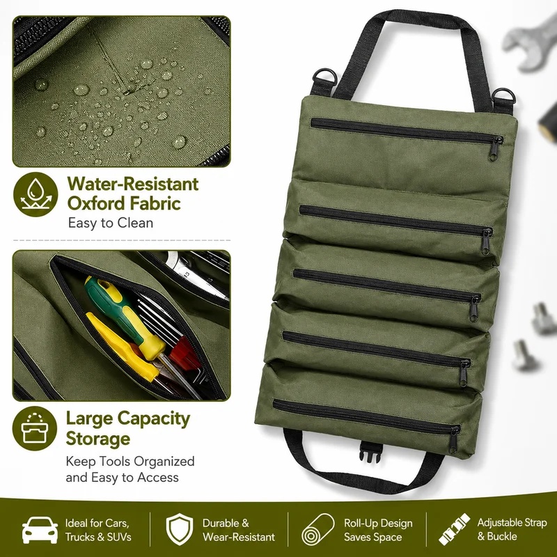 Heavy Duty Roll Up Tool Bag, O - Heavy Equipment Operator ulasan dan harga