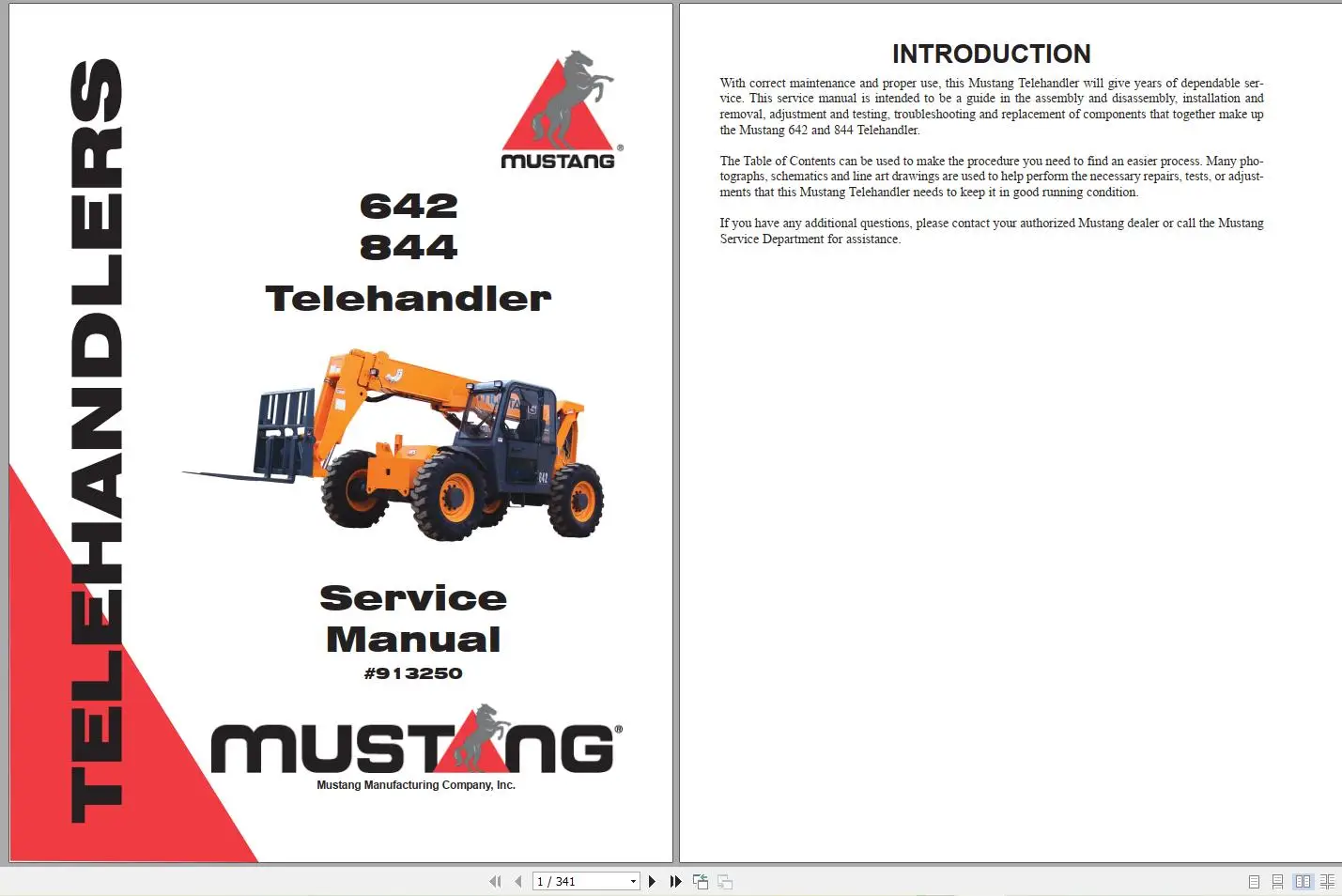 AutoDVD2 Mustang Machinery Hea - Heavy Equipment Pdf ulasan dan harga