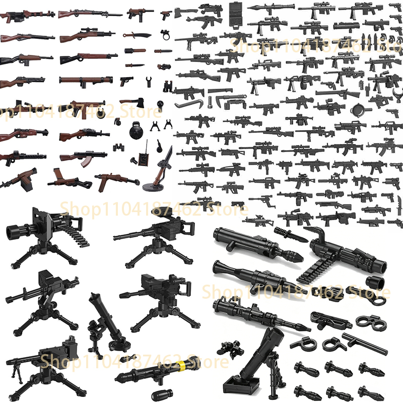 Military Figures Weapons Build - Heavy Equipment Certification ulasan dan harga