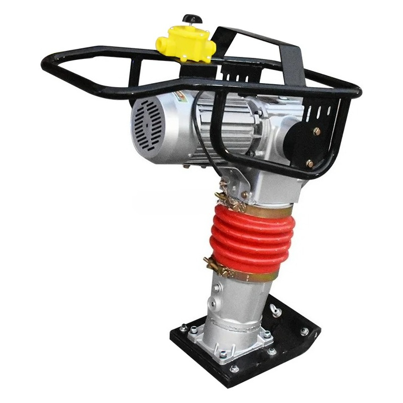 Electric Impact Tamper Flat Pl - Plate Compactor Vibrator ulasan dan harga