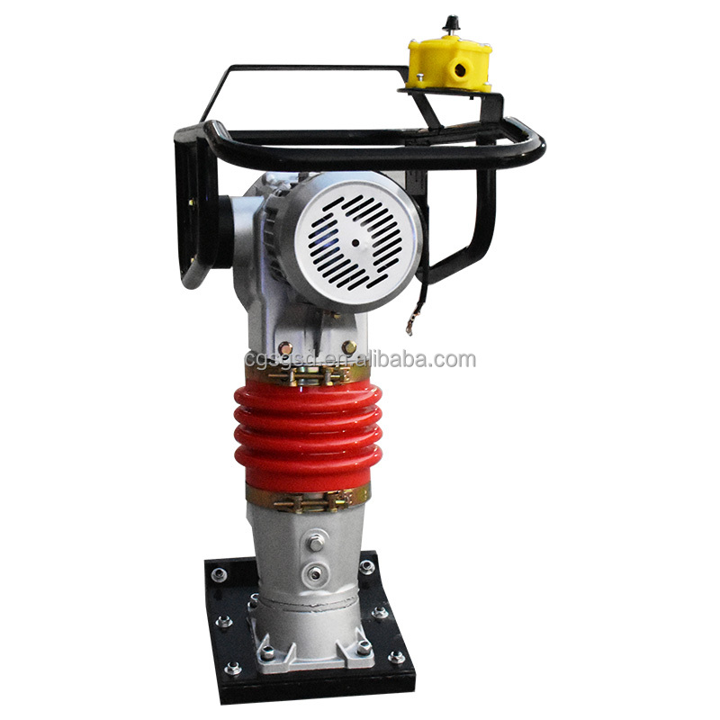 Electric Impact Tamper Flat Pl - Plate Compactor Vibrator ulasan dan harga