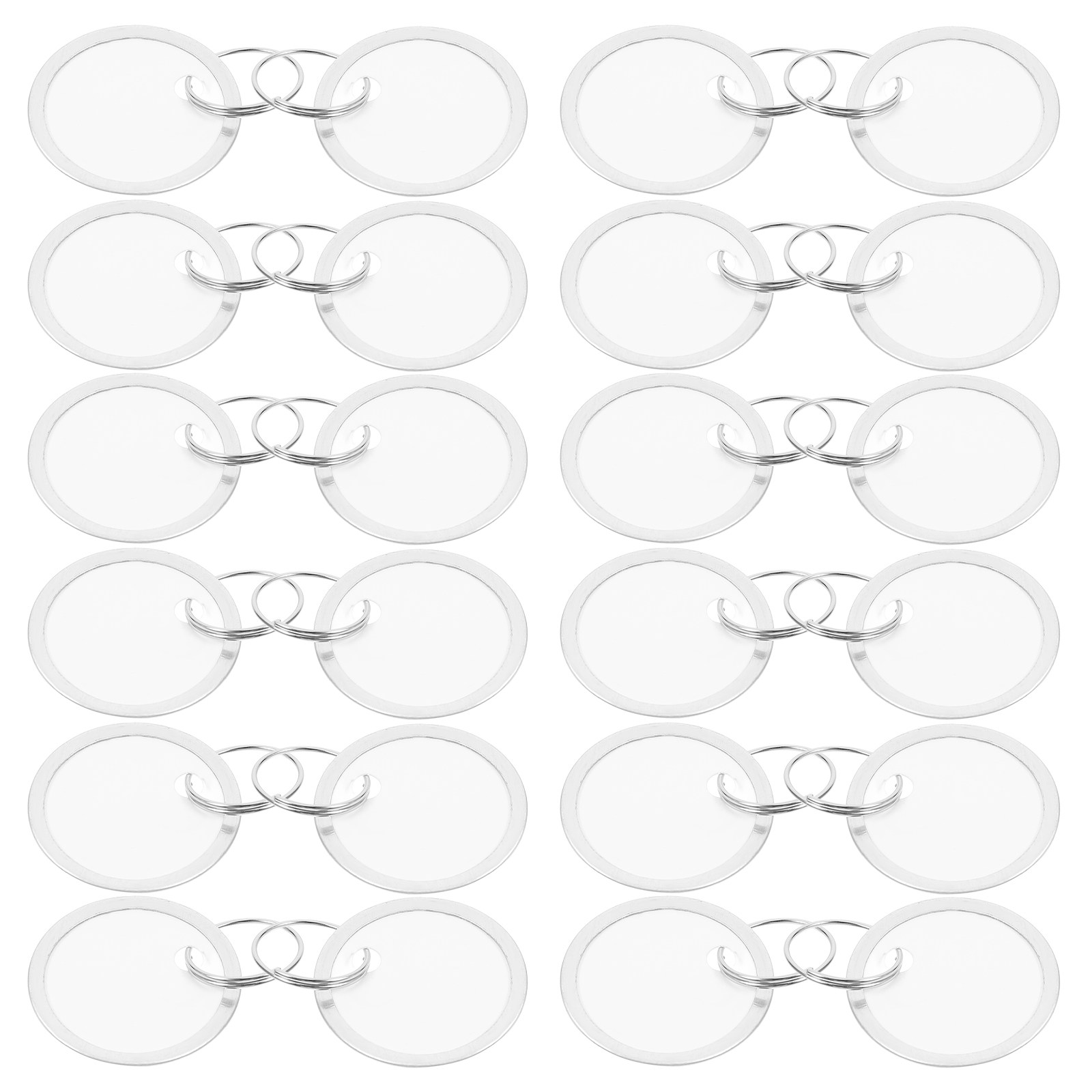 100Pcs Round Metal Rimmed Pape - Heavy Equipment Keys ulasan dan harga
