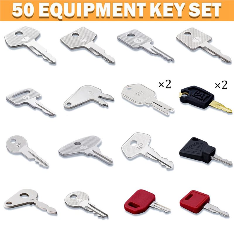 ABYN-Heavy Equipment 50-Key Ma - Heavy Equipment Keys Master Set ulasan dan harga
