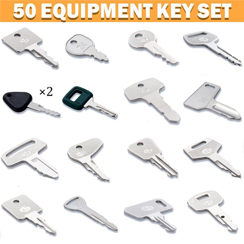ABYN-Heavy Equipment 50-Key Ma - Heavy Equipment Keys Master Set ulasan dan harga